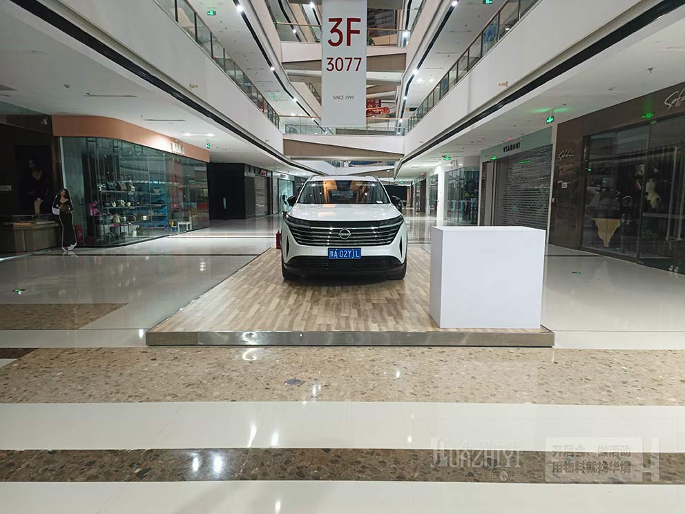 接待臺(tái)租賃公司華熠搭建車展地臺(tái)和接待臺(tái)