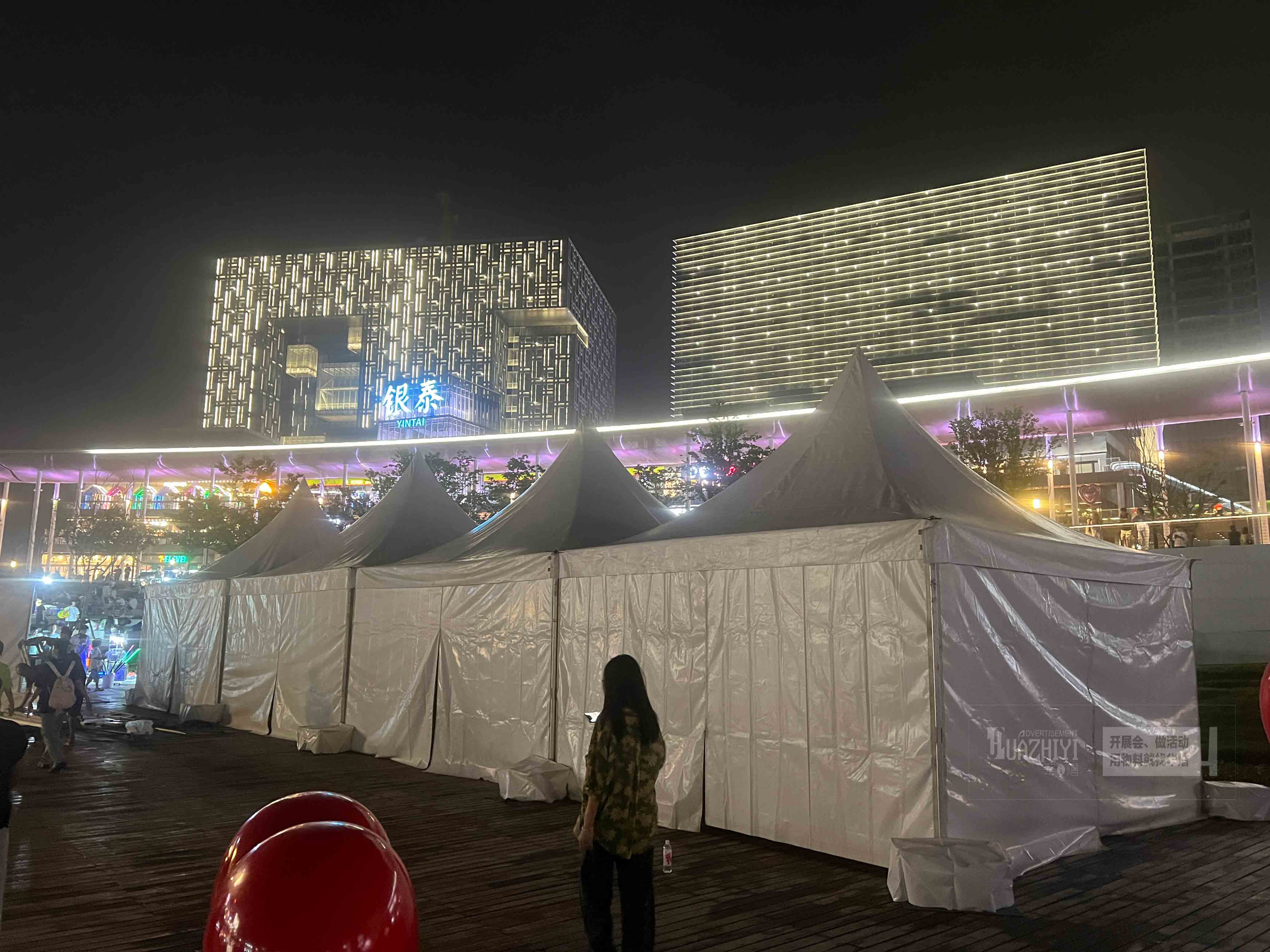 開封篷房出租廠家助力室外活動，搭建漂亮精致的尖頂篷房
