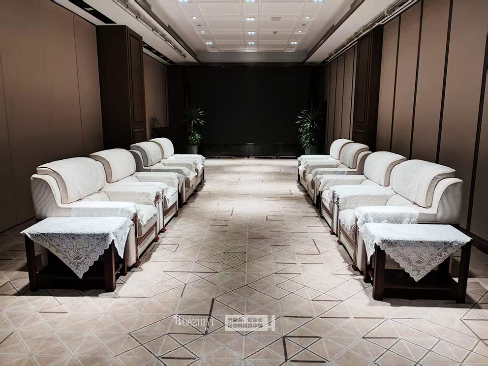 農商銀行簽約儀式，洛陽桌椅沙發出租助力場地布置